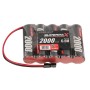 Superpax 6V 2000mAh NiMH AA Rx JR FLAT