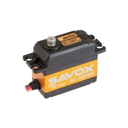 SAVOX SC-1267 HV Ultra Speeed, servo digital, coreless, alu case, 2BB, 21 kg 0,095sec, 7,4V, 62gr