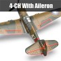 VOLANTEX P40 Warhawk 400mm 4CH Brushed Aereo RTF EPP con Gyro