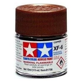 TAMIYA 81706 XF-6 Copper Colore Acrilico Opaco 10ml