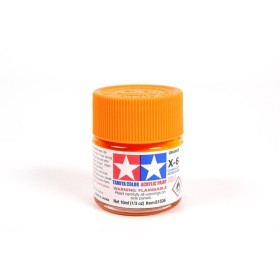 TAMIYA 81506 X-6 Orange Colore Acrilico Lucido 10ml