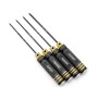 Yeah Racing set cacciaviti esagonali con Impugnatura in Alluminio NERA/ORO (1.5/2.0/2.5/3.0mm) (4)