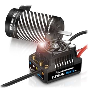 Hobbywing Ezrun MAX10 G2 140A Combo with 3665SD-3200kV 5mm shaft
