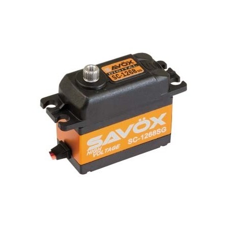 SAVOX SC-1268 HV Ultra Torque, servo digital, coreless, alu case, 2BB, 26 kg 0,11sec, 7,4V, 62gr