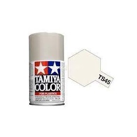 Tamiya TS-45 Pearl White Colore Spray per Plastica 100 ml