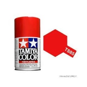 Tamiya TS-85 Bright Mica Red Colore Spray per Plastica 100ml