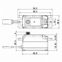 SAVOX SV-1254MG servo digitale HV metal gear Low-profile 15kg 0,085sec