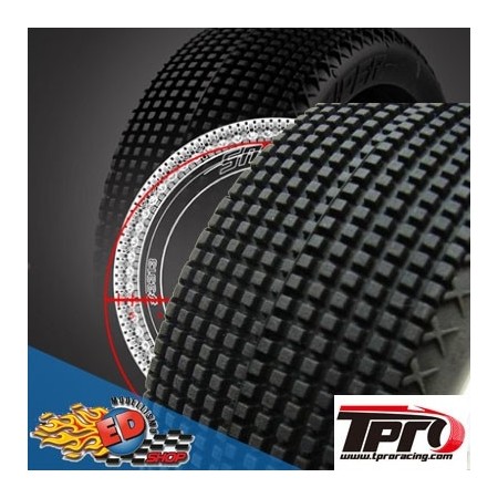 TPRO SNIPER SUPER SOFT T4 - Treno Gomme 1/8 Off-Road con inserti (4