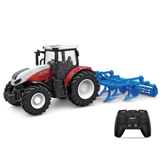 HUINA CH6639 Trattore RC 1/24 con assolcatore multiplo