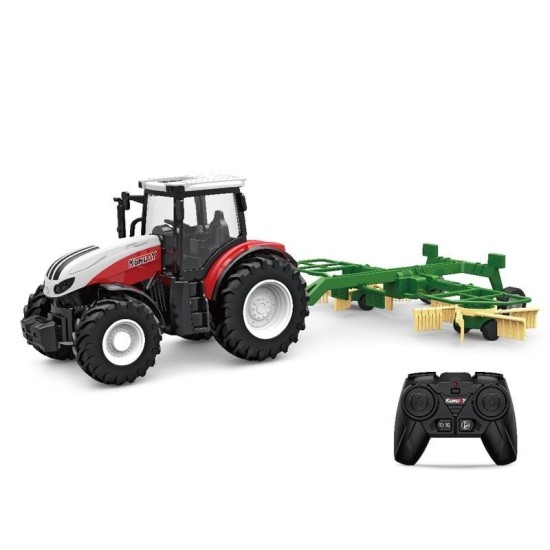HUINA CH6637 Trattore RC 1/24 con rastrellatore