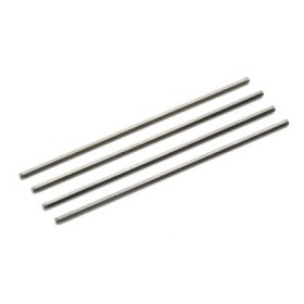Tamiya 15417 Assali Neri 72 mm Rinforzati (4) Mini4wd