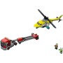 Lego 60343  city great vehicles Trasportatore di elicotteri di salvataggio