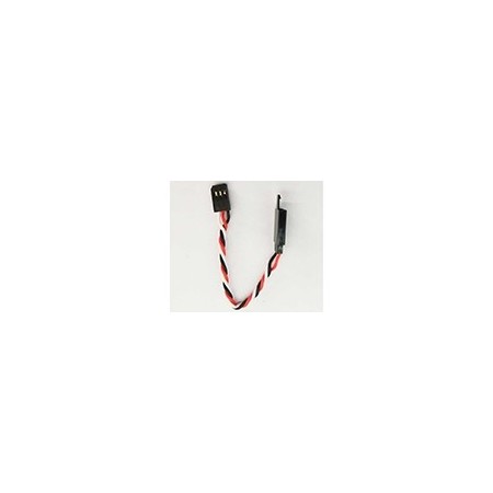 PROLUNGA FUTABA TWISTED 22AWG 100MM CON BLOCCO