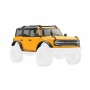 Traxxas 9711-CYBER Carrozzeria Ford Bronco 2021 1:18 in ABS, completa di accessori e agganci clipless - Verniciata Arancio Cyber