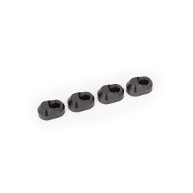 Traxxas 7743-GRAY Inserti fermi per perni sospensioni in alluminio (4) - Grigio