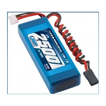 LRP VTEC LiPo 2500 RX-Pack 2/3A Straight – RX-only – 7.4V
