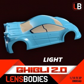 LENS BODIES GHIBLI 2.0 1:10 190MM TRASPARENTE - LIGHT WEIGHT