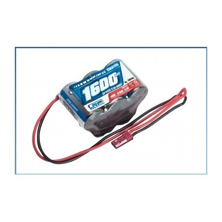 LRP XTEC RX-pack Hump 2/3A NiMH – BEC – 6.0V – 1600mAh