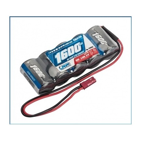 LRP XTEC RX-pack Straight 2/3A NiMH – BEC – 6.0V – 1600mAh