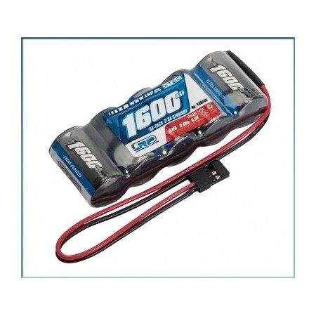 LRP XTEC RX-pack Straight 2/3A NiMH – JR – 6.0V – 1600mAh