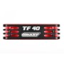 VENTOLA DI RAFFREDDAMENTO ALLUMINIO HIGH SPEED 40MM CONNETTORE BEC - BLACK/RED