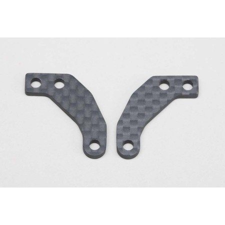 Yokomo supporto carbonio barilotto alluminio (2 Pezzi)