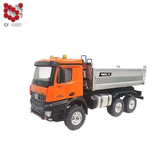HUINA 1598 2.4G 1:14 14CH Camion RC con Cassone Ribaltabile in Metallo