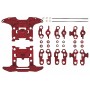 TAMIYA 15411 Unità Rinforzate Rosse N-04/T-04 Mini 4wd