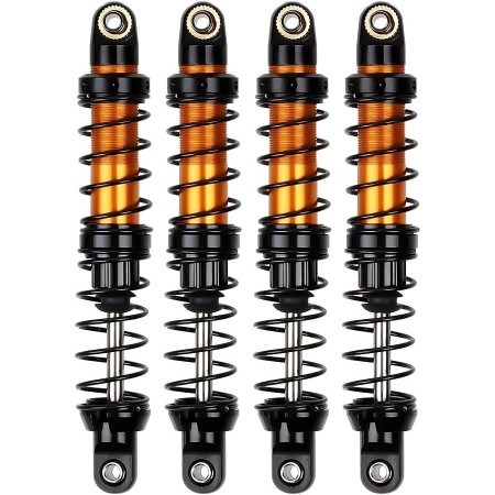 INJORA RC Ammortizzatori 4pcs RC Shock Absorber RC Damper Set per 1/10 RC Crawler 90mm