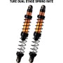 INJORA RC Ammortizzatori 4pcs RC Shock Absorber RC Damper Set per 1/10 RC Crawler Car Axial 100mm