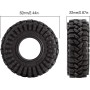 INJORA 1.0 Pneumatici Tutti i Terreni Super Soft Gomme