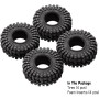 INJORA 1.0 Pneumatici Tutti i Terreni Super Soft Gomme