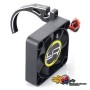 Yeah Racing supporto ventola in Alluminio 7075 ultraleggero per motori 540 con Ventola 40x40 NERO
