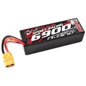 Team Corally 49136-X Batteria Lipo 6900Mah 3S 11,1V Sport Racing 50c Hard Case - XT-90