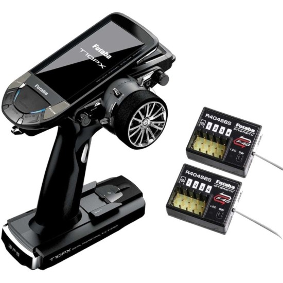 FUTABA Radiocomando T10PX 10 Canali con 2 Riceventi R404SBS-E FU1043D