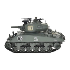 BROTHER TANK RC Tank 1:18 USA M4A3 Sherman Green Carro armato Telecomandato in scala 1:18