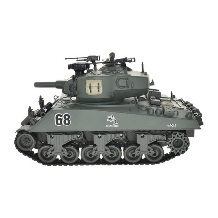 BROTHER TANK RC Tank 1:18 USA M4A3 Sherman Green Carro armato Telecomandato in scala 1:18