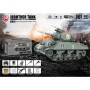BROTHER TANK RC Tank 1:18 USA M4A3 Sherman Green Carro armato Telecomandato in scala 1:18