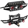 INJORA Anteriore Posteriore Paraurti Metallo Paraurti Set per TRX4M Bronco Upgrade 1/18 RC Crawler