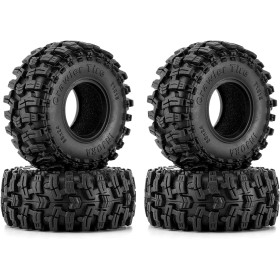 INJORA 1.0 Pneumatici Ruote- 58 * 24mm Swamp Stomper Pneumatici S5 per SCX24 AX24 TRX4M FCX24 1/24 1/18 RC Crawler Auto