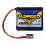 H-SPEED Pacco batterie LiPo per SANWA M17 4000mha 1S