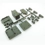 S-Workz S35-2E Parti in Plastica Scatola ricevente-portabatterie-squadrette servo