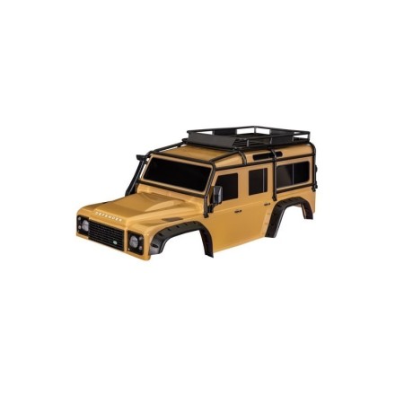 Carrozzeria TRX4 Defender verniciata Sabbia completa di accessori clipless