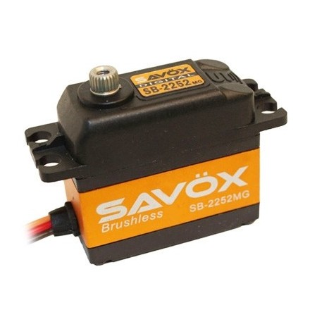 Savox SB-2252MG Ultra Speed 6.0V Brushless SAXSB-2252MG TAIL SERVO