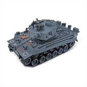 BROTHER TANK RC Tank 1:18 German Tiger 1 Grey Carro armato radiocomandato in scala 1:18