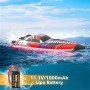 VOLANTEX Arrobolt LUMEN SR40 Brushless Boat ARTR RED con scafo illuminato a LED