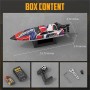 VOLANTEX Arrobolt LUMEN SR40 Brushless Boat RTR con scafo illuminato a LED