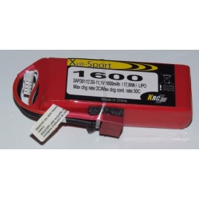 Lipo Xell-Sport 11.1V 1600MAH 3S 30C