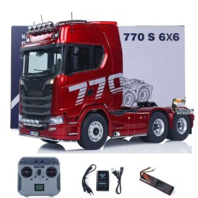 SCANIA KABOLITE MOTRICE 6X6 1:14 Rosso