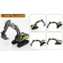 ESCAVATORE VERDE 13CH 1:18